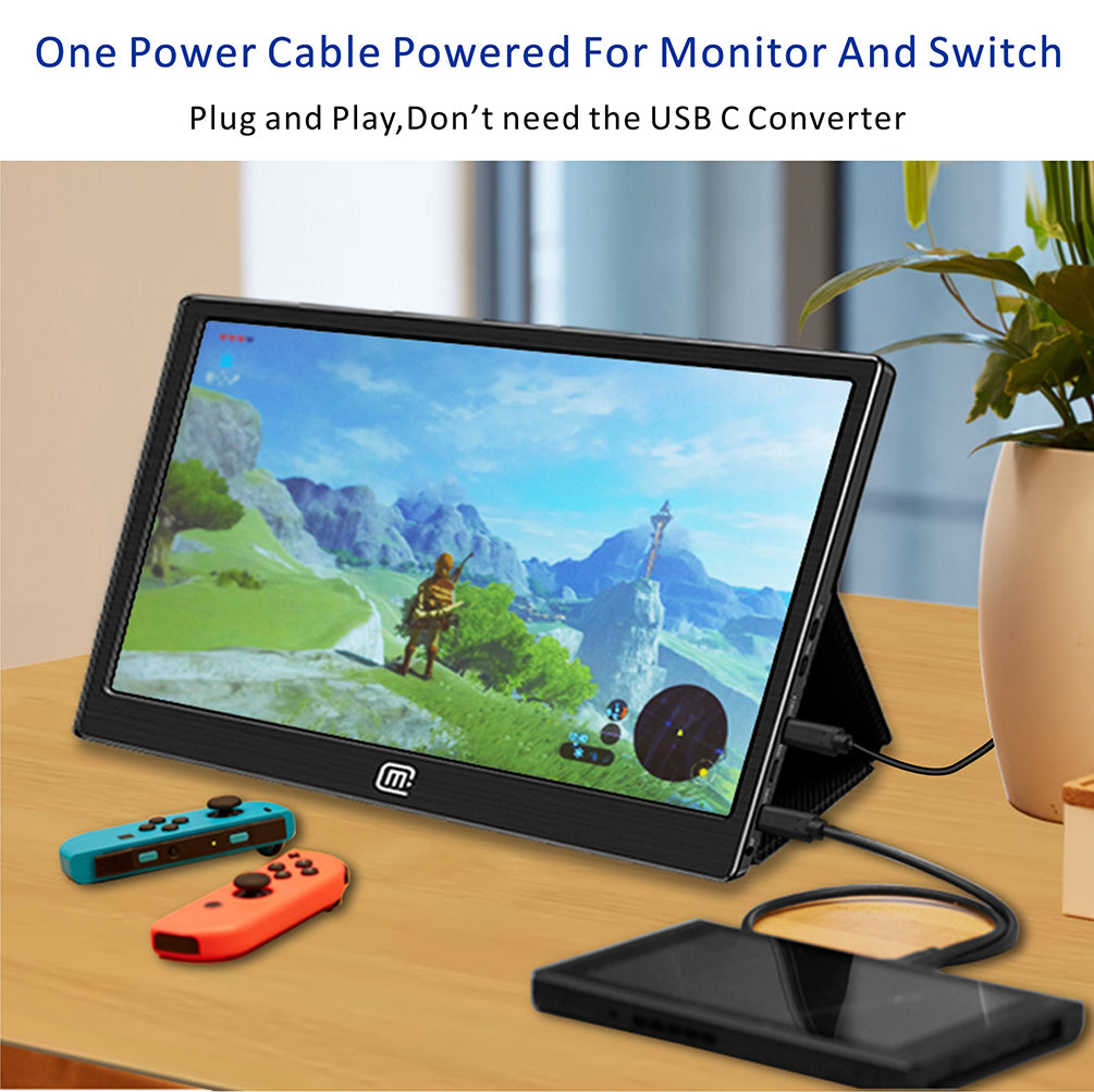 13.3 Inch 1920*1080 NTSC 72% USB-C Portable Monitor (M133