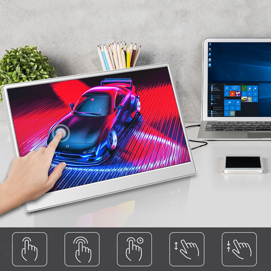 Magedok 15.6 inch 1920*1080 IPS FHD Touch Screen with USB-C/HDMI