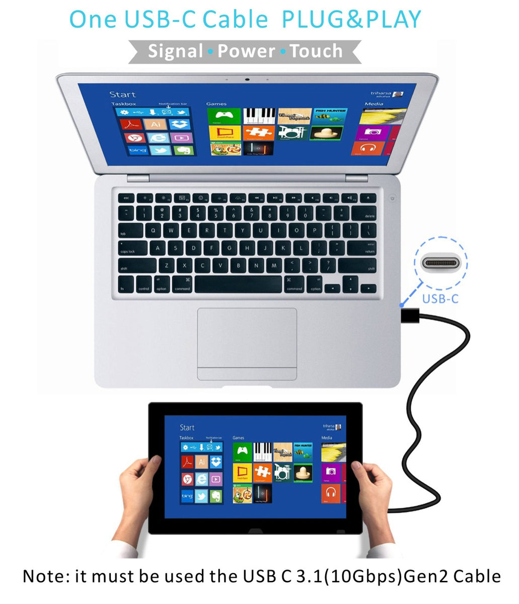 11.6 inch 1080P FHD USB-C Capacitive Touch Portable Monitor
