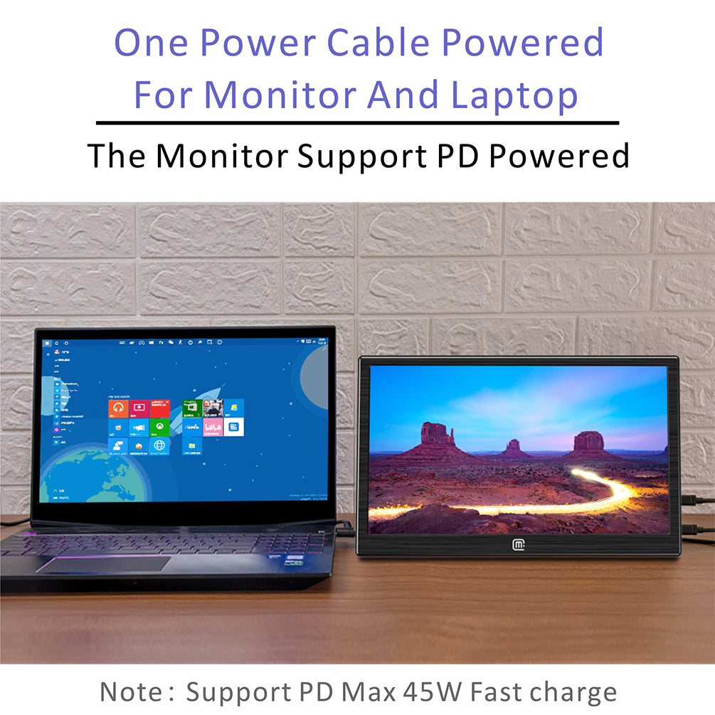13.3 Inch 1920*1080 NTSC 72% USB-C Portable Monitor (M133)