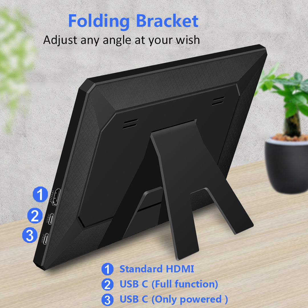 10.8 Inch IPS 1920*1080 FHD USB-C Portable Second Monitor (M108C)