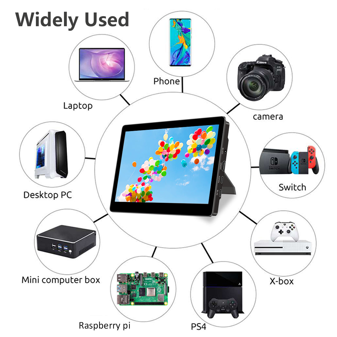 10.1 Inch IPS 1920*1200 USB Portable Touch Monitor with Stand (T101E)