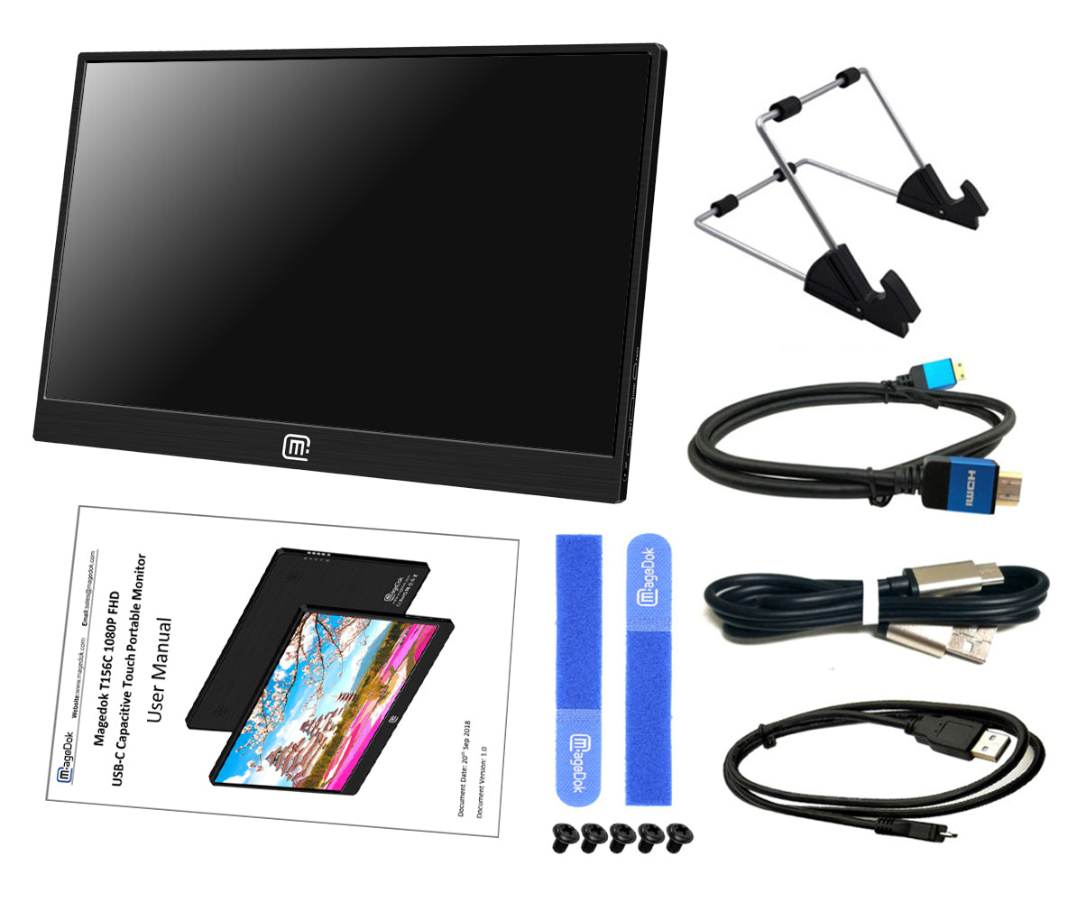 15.6 inch 1920 * 1080Touch Screen Monitor with USB-C/HDMI Input(T156C)