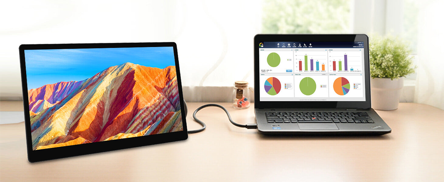 Magedok 15.6 inch 4K TouchScreen Monitor with USB C/HDMI/Mini DP