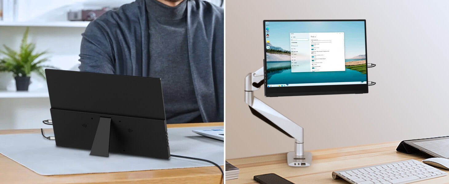 Touch Monitor with Integrated Bracket