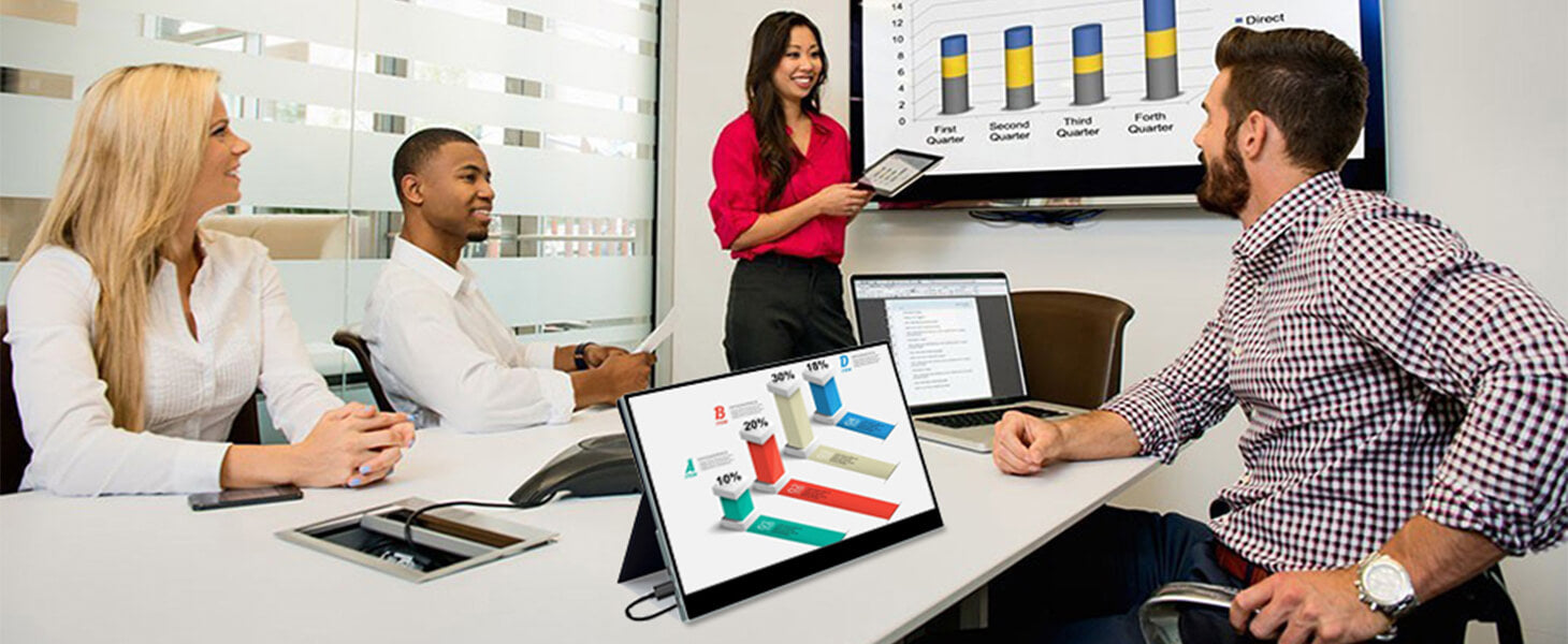 Magedok 17.3 inch 1080P FHD 300Hz 100%sRGB Touchscreen Monitor