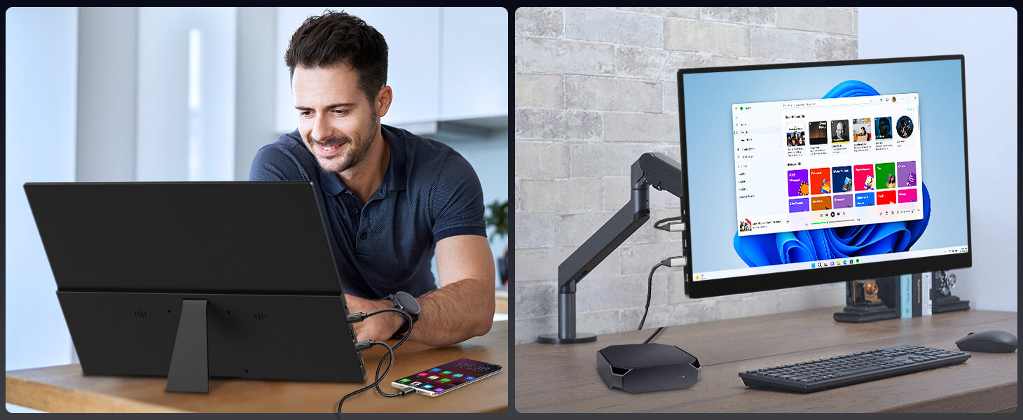 Easy To Store And Allows The Display Angle To Be Adjusted As Required