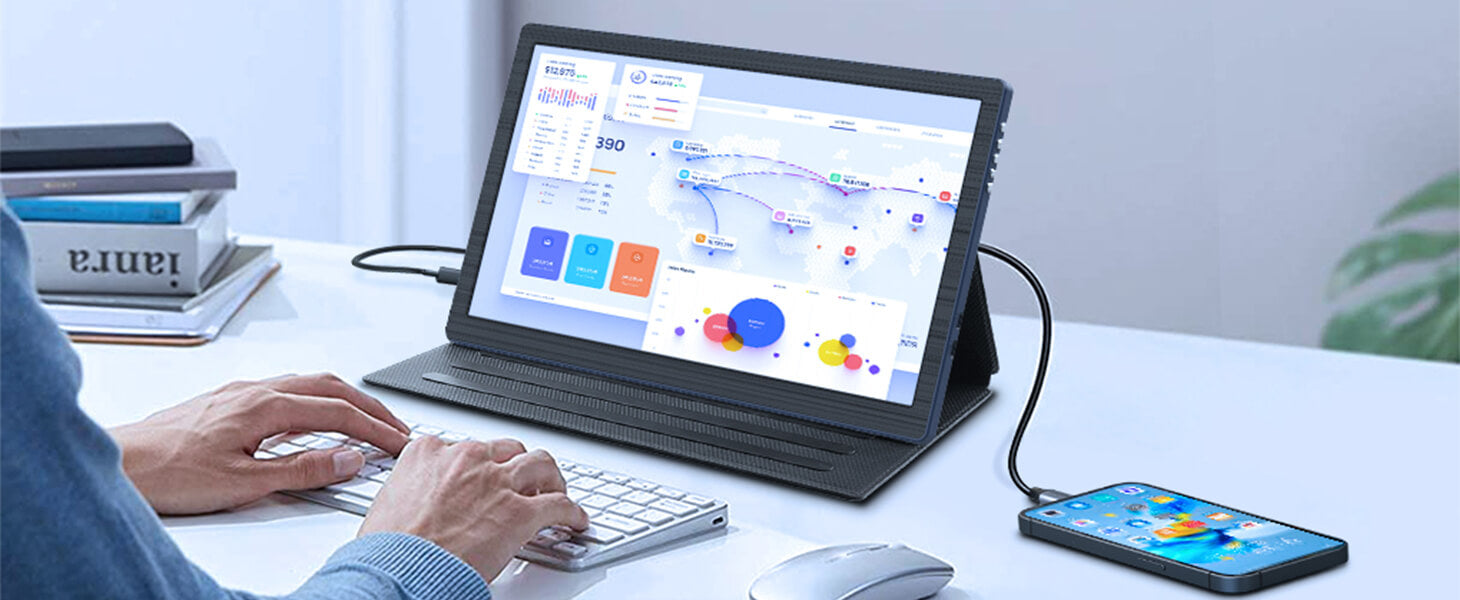 Magedok 13.3 Inch IPS 1920*1080 FHD Touch Monitor