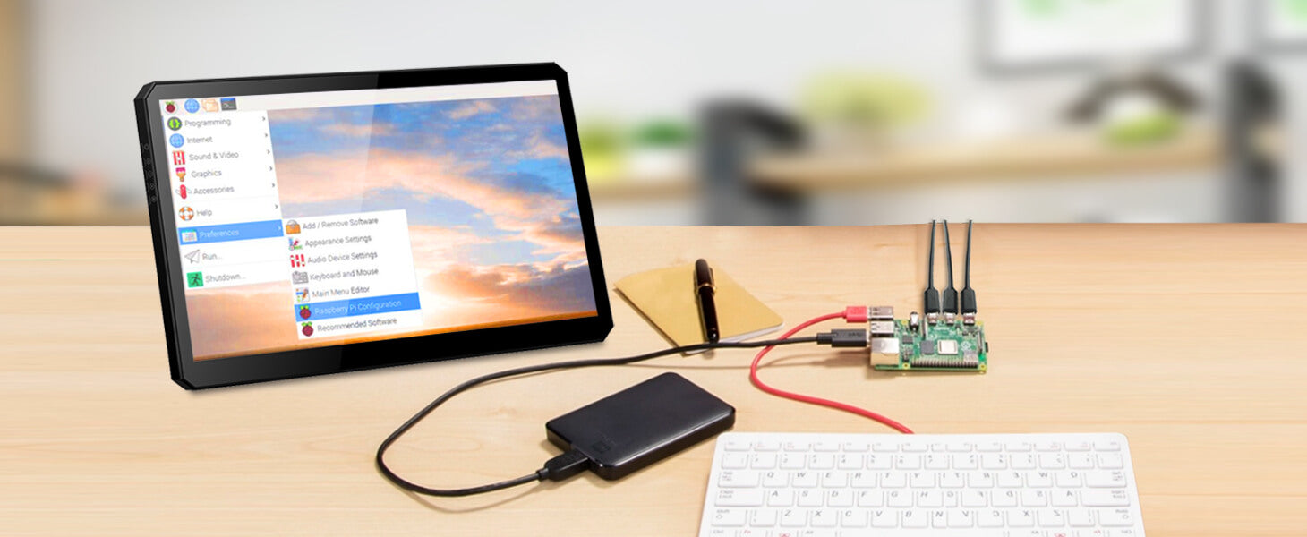 Magedok 10.8 Inch FHD USB-C With PD Fast Charge Portable Touch Monitor