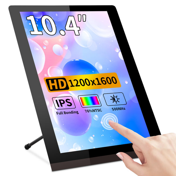 10.4 Inch IPS 1200*1600 Vertical Mini HDMI Touch Screen Display (T104A)