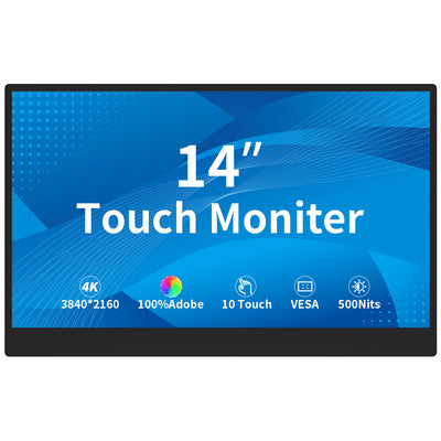 14 Inch IPS 4K 3840 * 2160 Touch Monitor Commercial Screen(MageCube-140A)