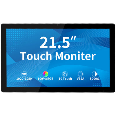 21.5 inch 1920 x 1080P Touch Screen Monitor for PC, POS, Small Business