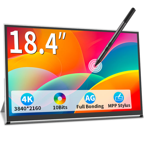 18.4 Inch Large Gaming Monitor 4K Touch Display Support MPP Stylus Pen (MG184-UT01)