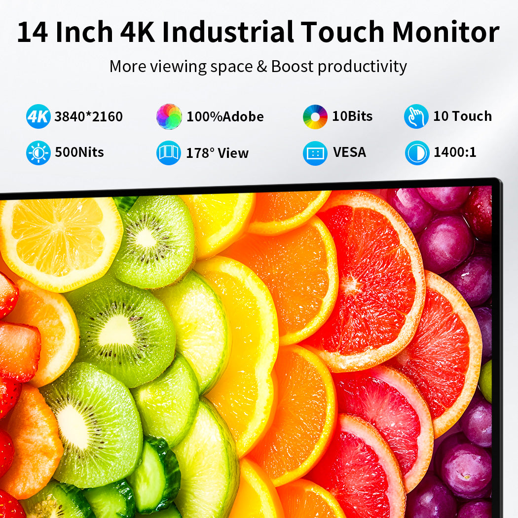 14 Inch IPS 4K 3840 * 2160 Touch Monitor Commercial Screen(MageCube-140A)