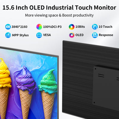 15.6 Inch 4K UHD OLED Touch Monitor Commercial Screen(MageCube-156A)