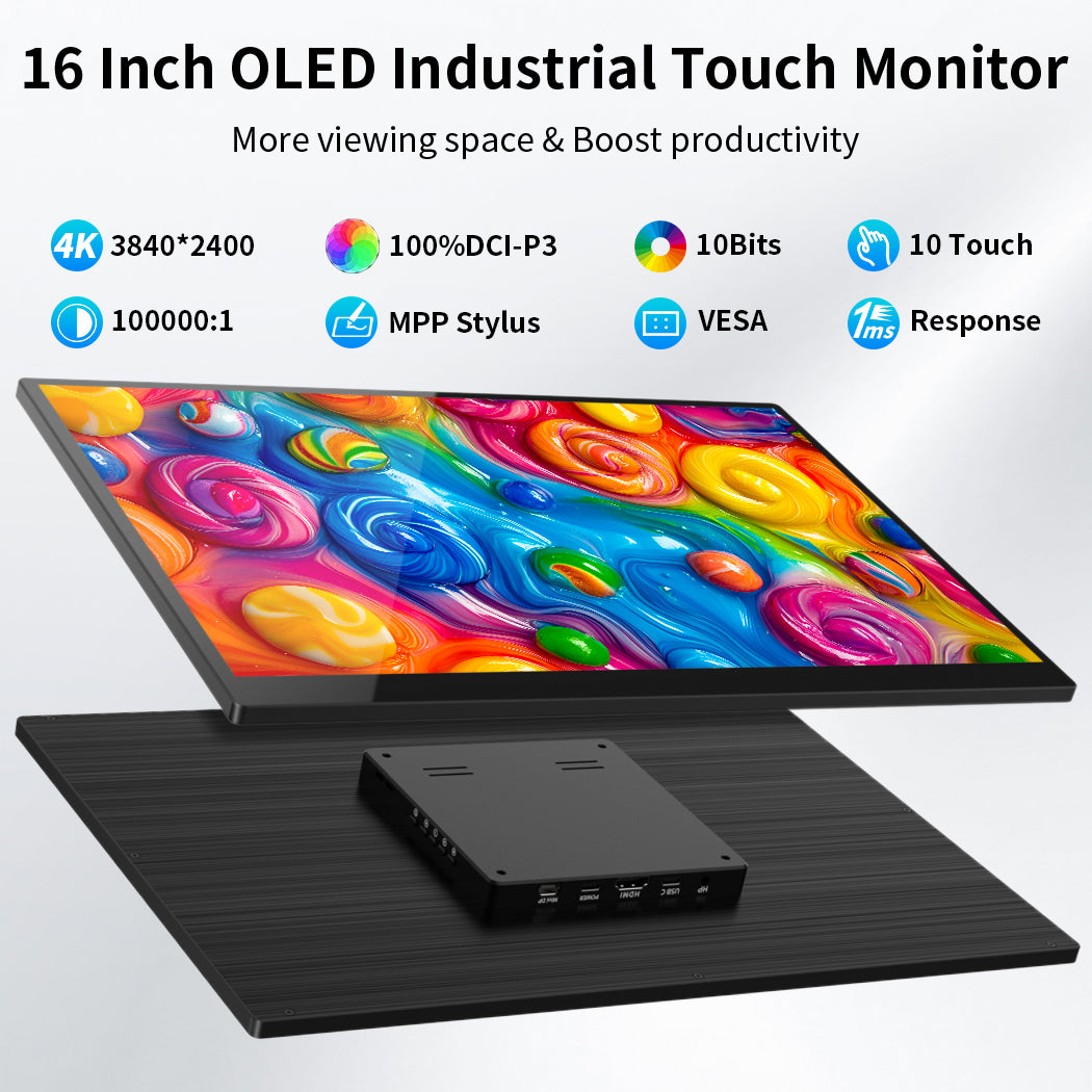 16 Inch 4K OLED 3840*2400 Touch Monitor Commercial Screen(MageCube