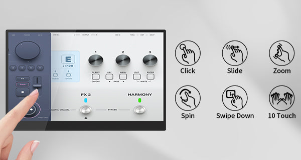 Support 10-point touch