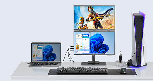 Enjoy Both Freestanding& VESA Mountable