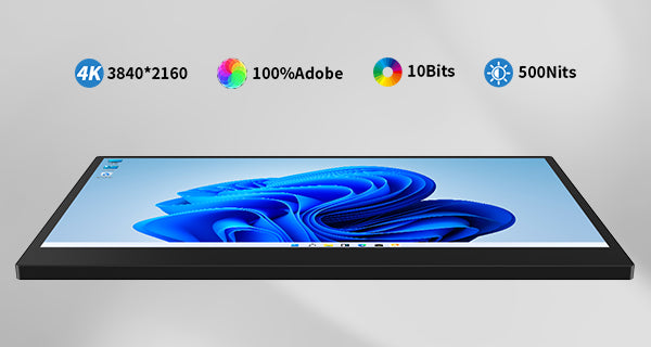 100% Adobe Color Gamut, 10-Bit Color