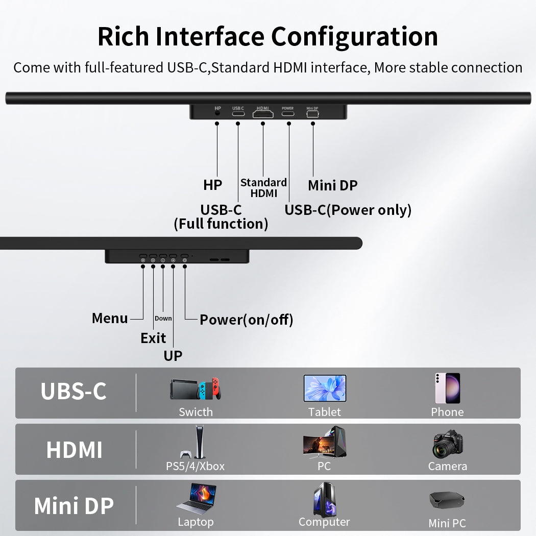 16 Inch IPS 2K 2560 * 1600 144hz Touch Monitor Commercial Screen(MageCube-160B)