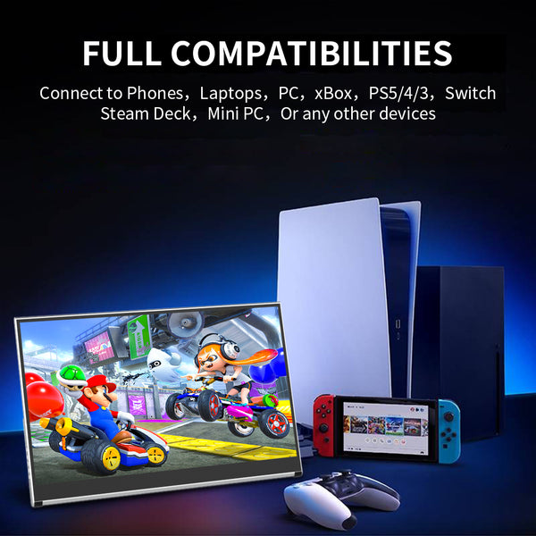 15.6 inch 4k UHD OLED 100% DCI-P3 Touch Portable Monitor Support MPP Stylus Pen  (PI-X10)