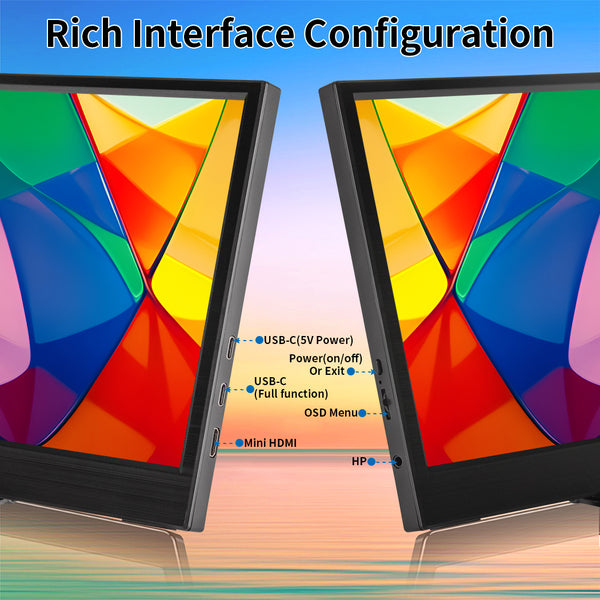 11.6 Inch IPS 1366*768 HD USB-C Portable Monitor (M116B)