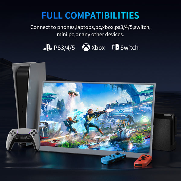 18.5 Inch IPS 1920*1080 FHD 100Hz USB-C With PD Fast Charge Portable Monitor (MG185-FN01)