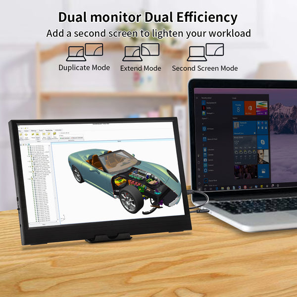 11.6 Inch IPS 1366*768 HD USB-C Portable Monitor (M116B)