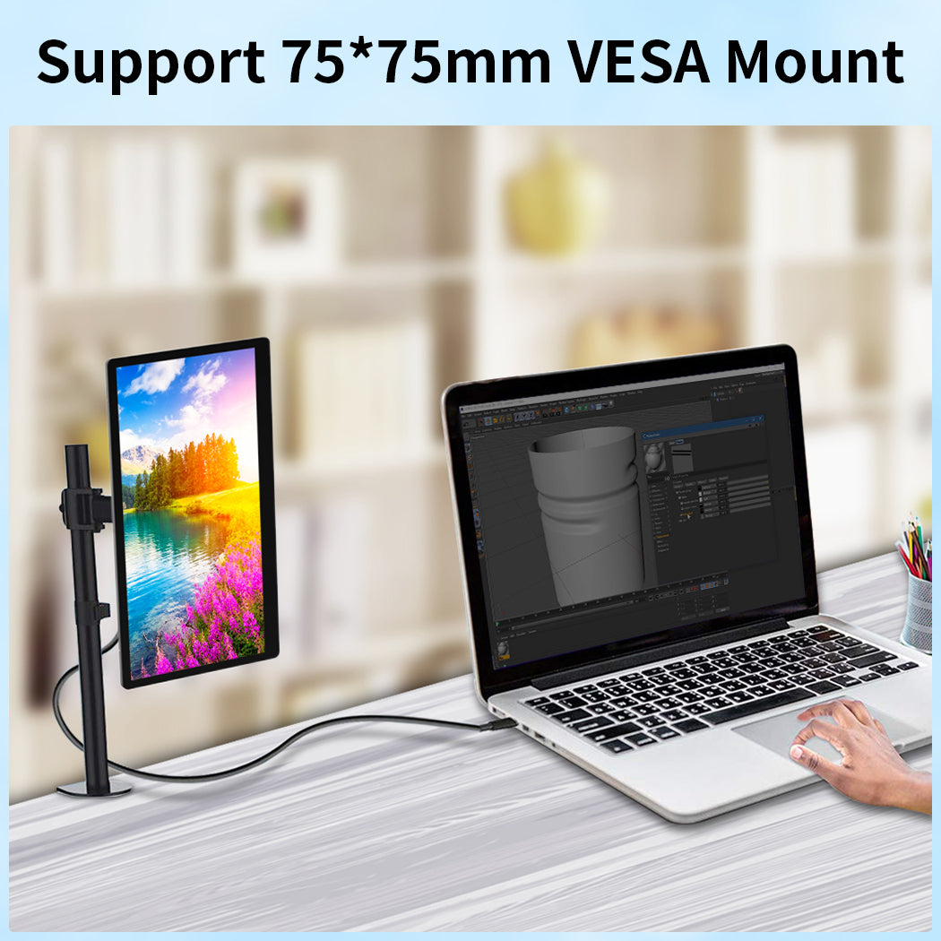 10.1 Inch IPS 1540*720 USB-C  Portable Touchscreen Mini Monitor (T101F)