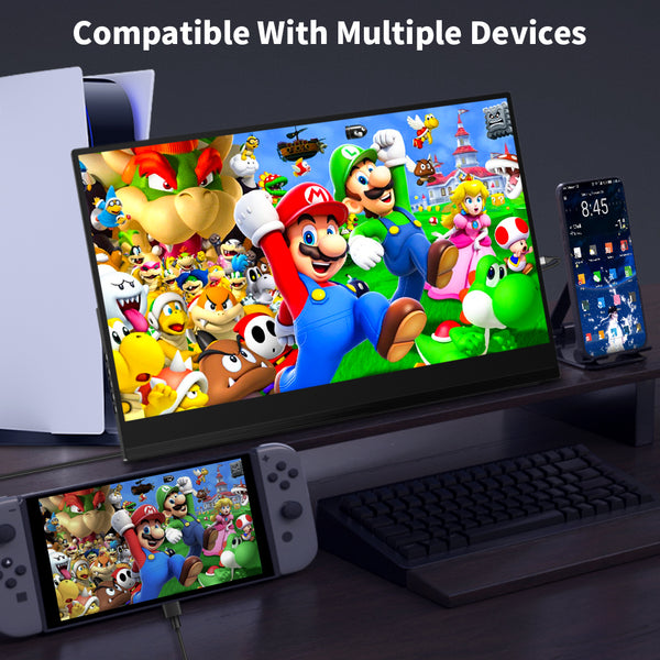 13.3 Inch 4K OLED 100% DCI-P3 Touch Gaming Monitor Support MPP Stylus Pen (PI-X3 Pro)