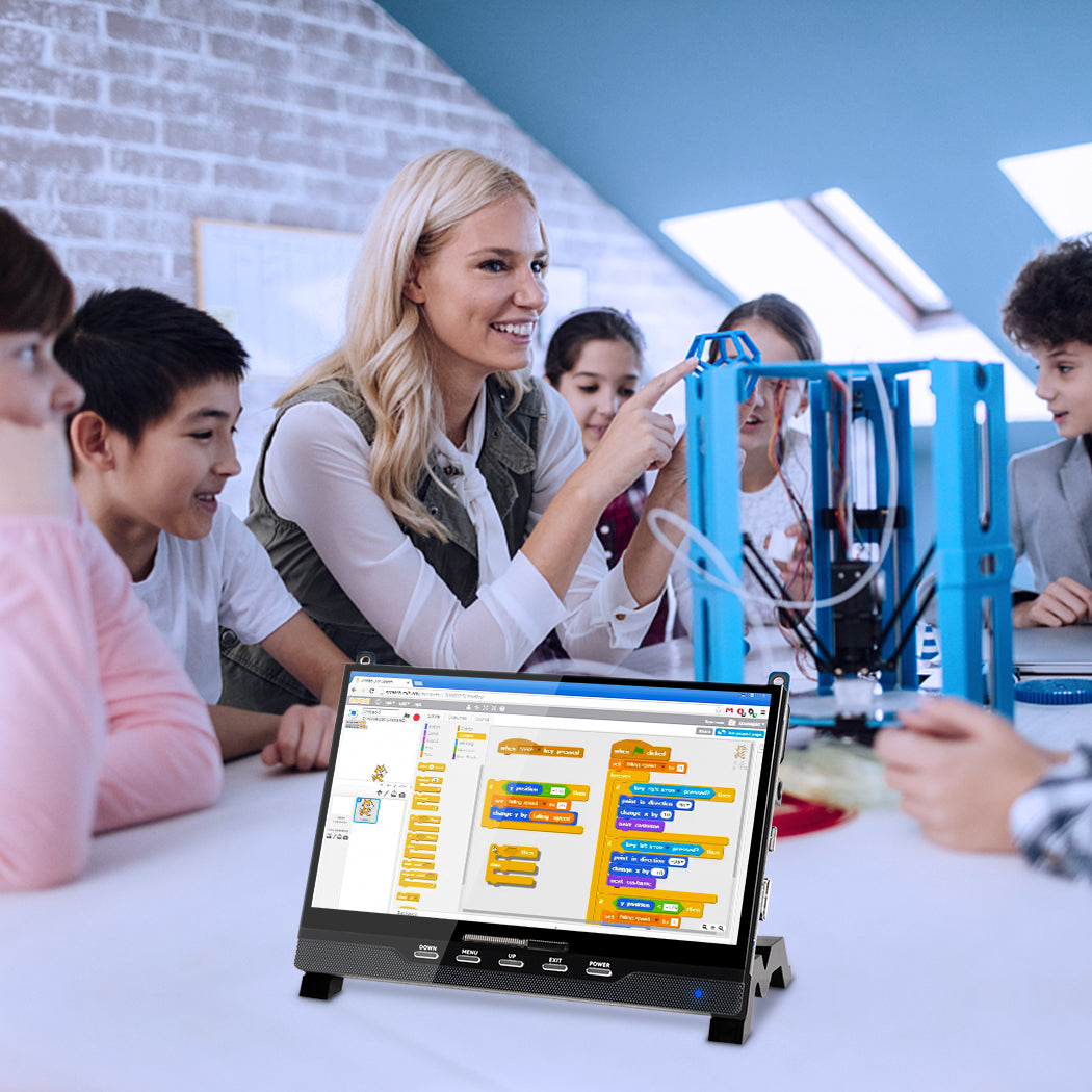 7 Inch 1024*600 Raspberry Pi Touchscreen Monitor With HDMI Input,12V Powered,Built-in Speakers(T007-2)