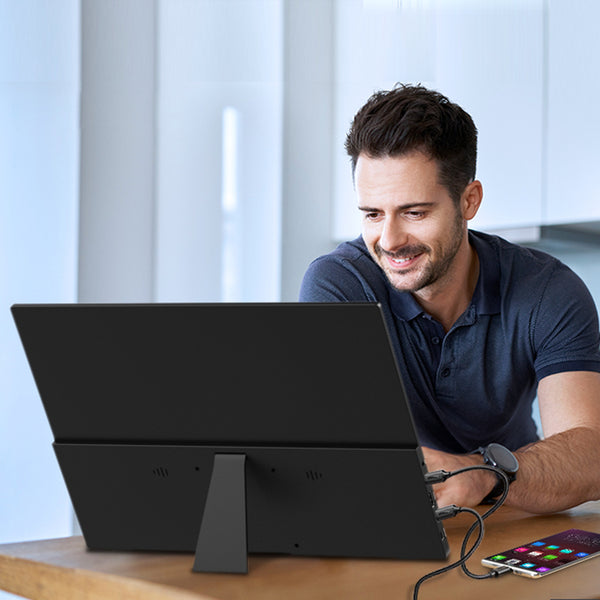 16 inch 4k UHD OLED 100% DCI-P3 Touch Portable Monitor Support MPP Stylus Pen (PI-X9)