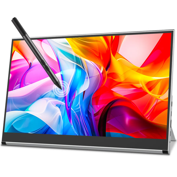 15.6 inch 4k UHD OLED 100% DCI-P3 Touch Portable Monitor Support MPP Stylus Pen  (PI-X10)