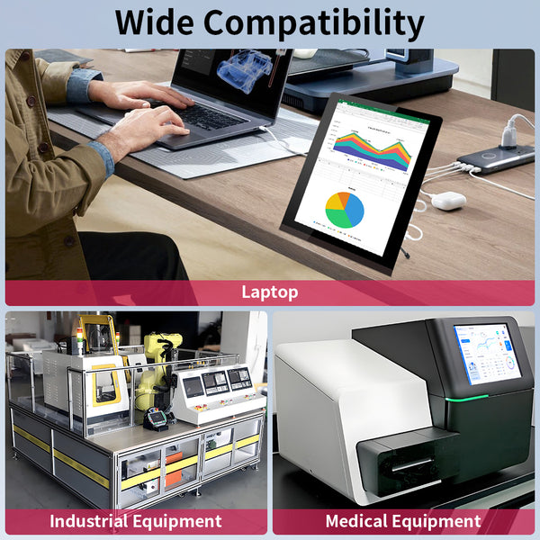 10.4 Inch IPS 1200*1600 Vertical Mini HDMI Touch Screen Display (T104A)