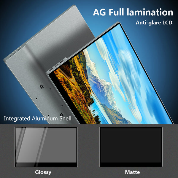 17.3 inch 4K 100%DCI-P3 10 Bits Color Touchscreen Monitor with USB C/HDMI LCD Display (MG173-UT01)