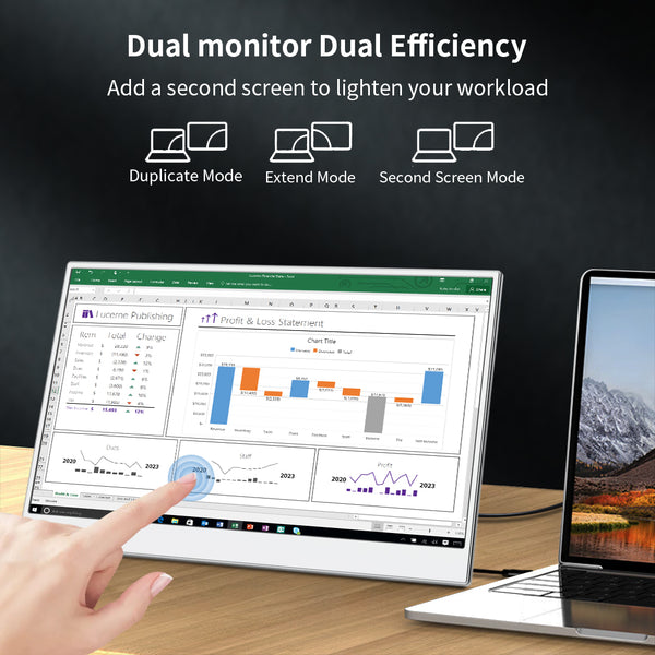 14 Inch 1080P 72%NTSC Anti-Peeking Touch Portable Monitor (MG140-FT02)