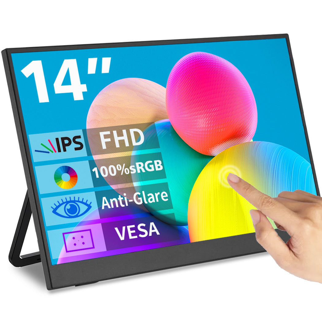 14 Inch 100% sRGB Anti-Glare Eye Care Privacy Protection Touch Portable Monitor (MG140-FT03)