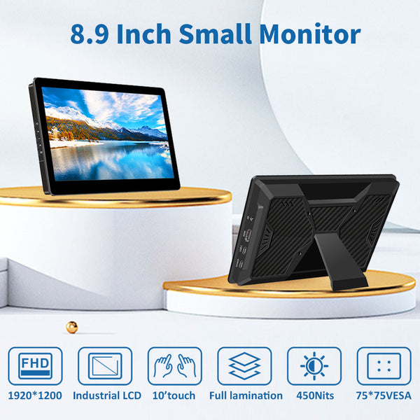 8.9 Inch IPS 1920*1200  USB C Portable Touch Monitor with Stand (T089B)