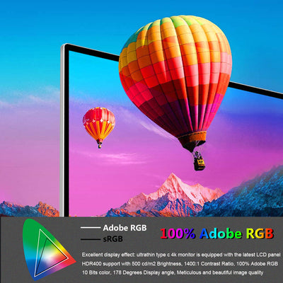 14 Inch 100% Adobe Ultra-Narrow Frame 4K Touch Portable Monitor  (MG140-UT01)