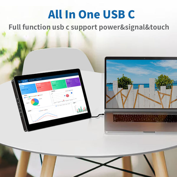 8.9 Inch IPS 1920*1200  USB C Portable Touch Monitor with Stand (T089B)