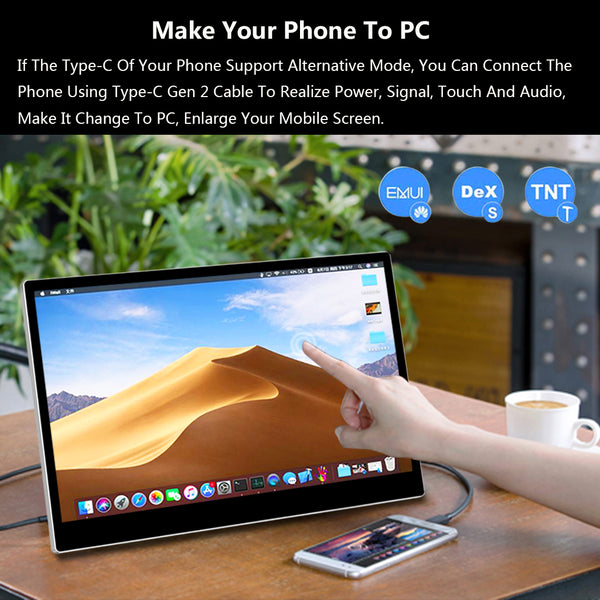 13.3 inch FHD OLED Portable Touch Monitor (PI-X4)