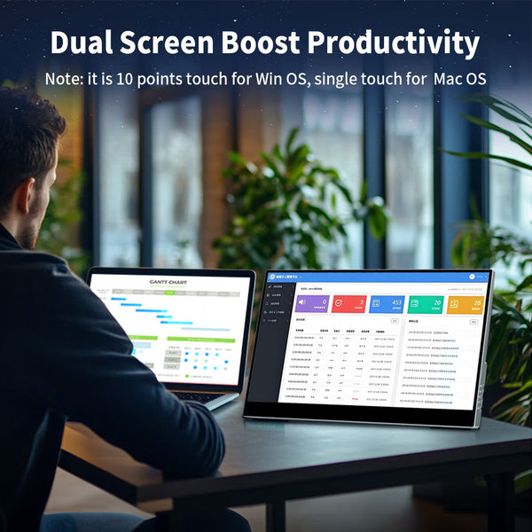 17.3 Inch 4K 120Hz 100% DCI-P3 Touchscreen Portable Monitor Support MPP Stylus(MG173-UT02)