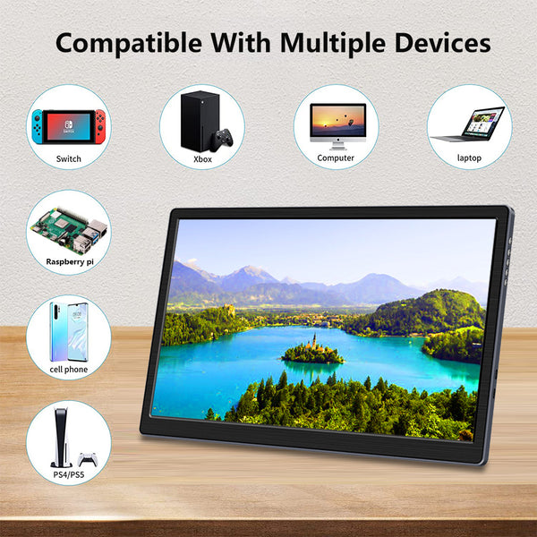 13.3 Inch IPS 1920*1080 FHD With Privacy Protection Portable Touch Monitor (T133F)