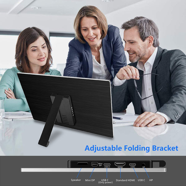 14 Inch 100% Adobe Ultra-Narrow Frame 4K Touch Portable Monitor  (MG140-UT01)