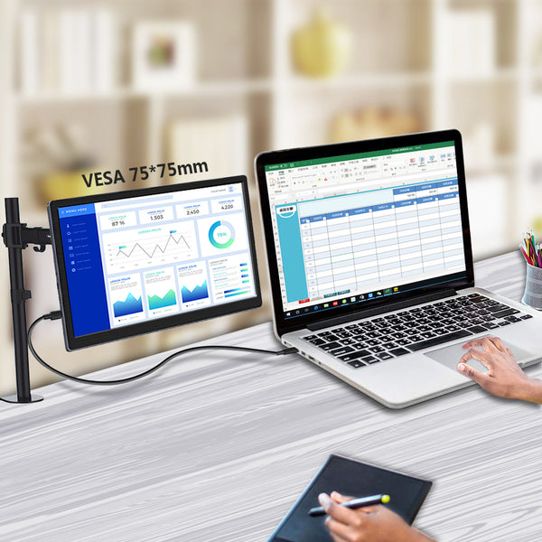 13.3 Inch IPS 1920*1080 FHD With Privacy Protection Portable Touch Monitor (T133F)