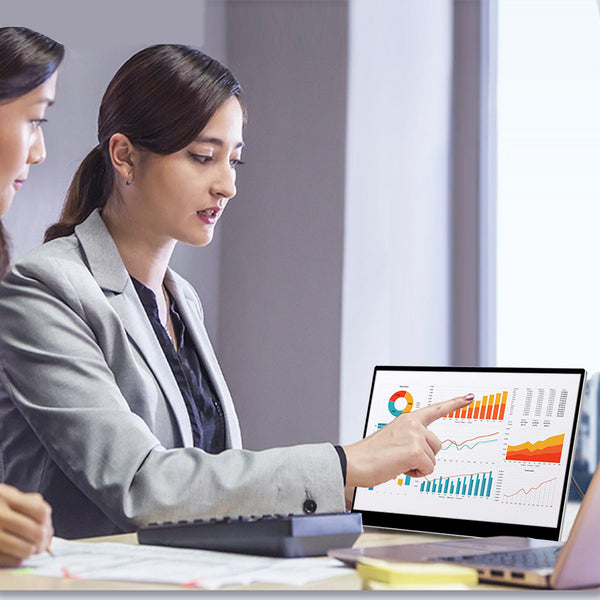 14 Inch 100% Adobe Ultra-Narrow Frame 4K Touch Portable Monitor  (MG140-UT01)