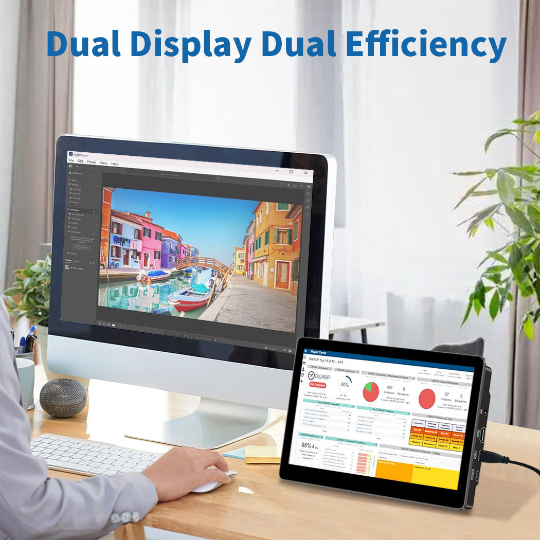 8.9 Inch IPS 1920*1200 USB C Portable Touch Monitor with Stand (T089B ...