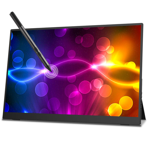 16 inch 4k UHD OLED 100% DCI-P3 Touch Portable Monitor Support MPP Stylus Pen (PI-X9)