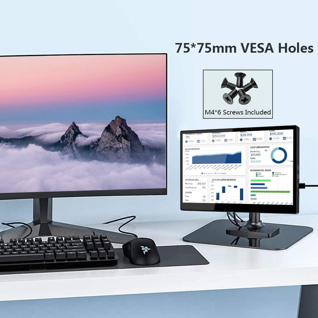 11.6 Inch IPS 1366*768 USB-C Portable Touch Monitor (T116E)