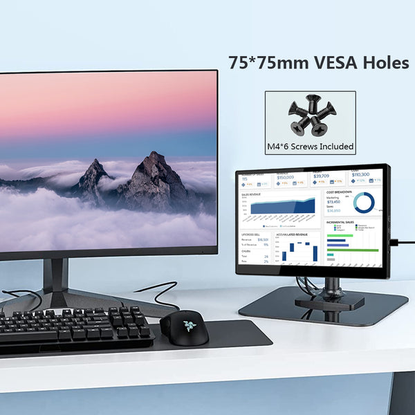 11.6 Inch IPS 1366*768 USB-C Portable Touch Monitor (T116E)